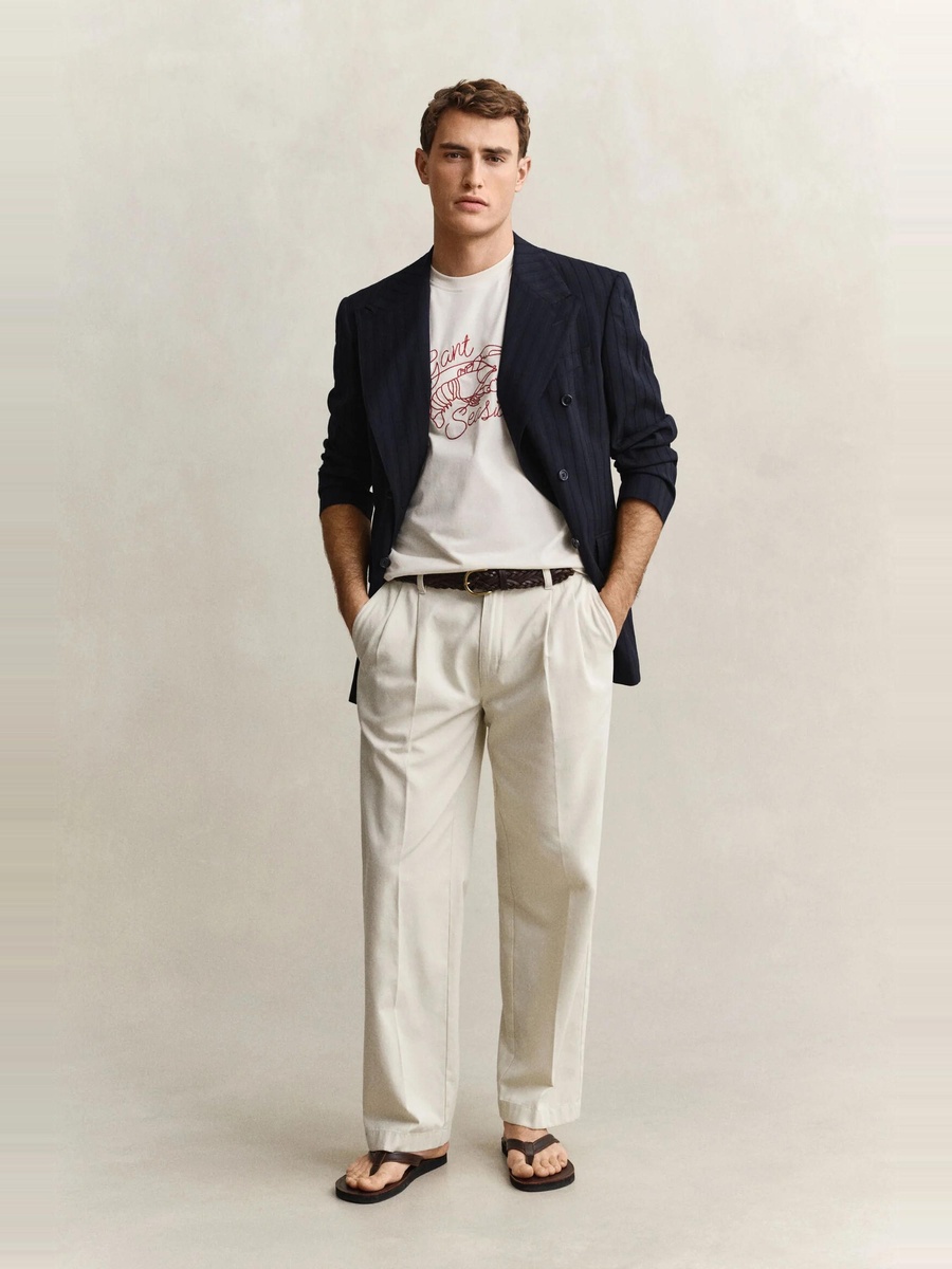 Men Seaside Graphic T-Shirt