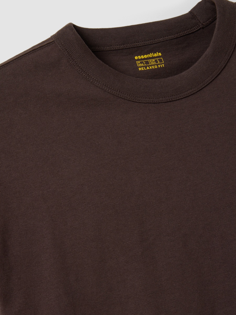 Men Brown Pure Cotton Crew Neck T-Shirt