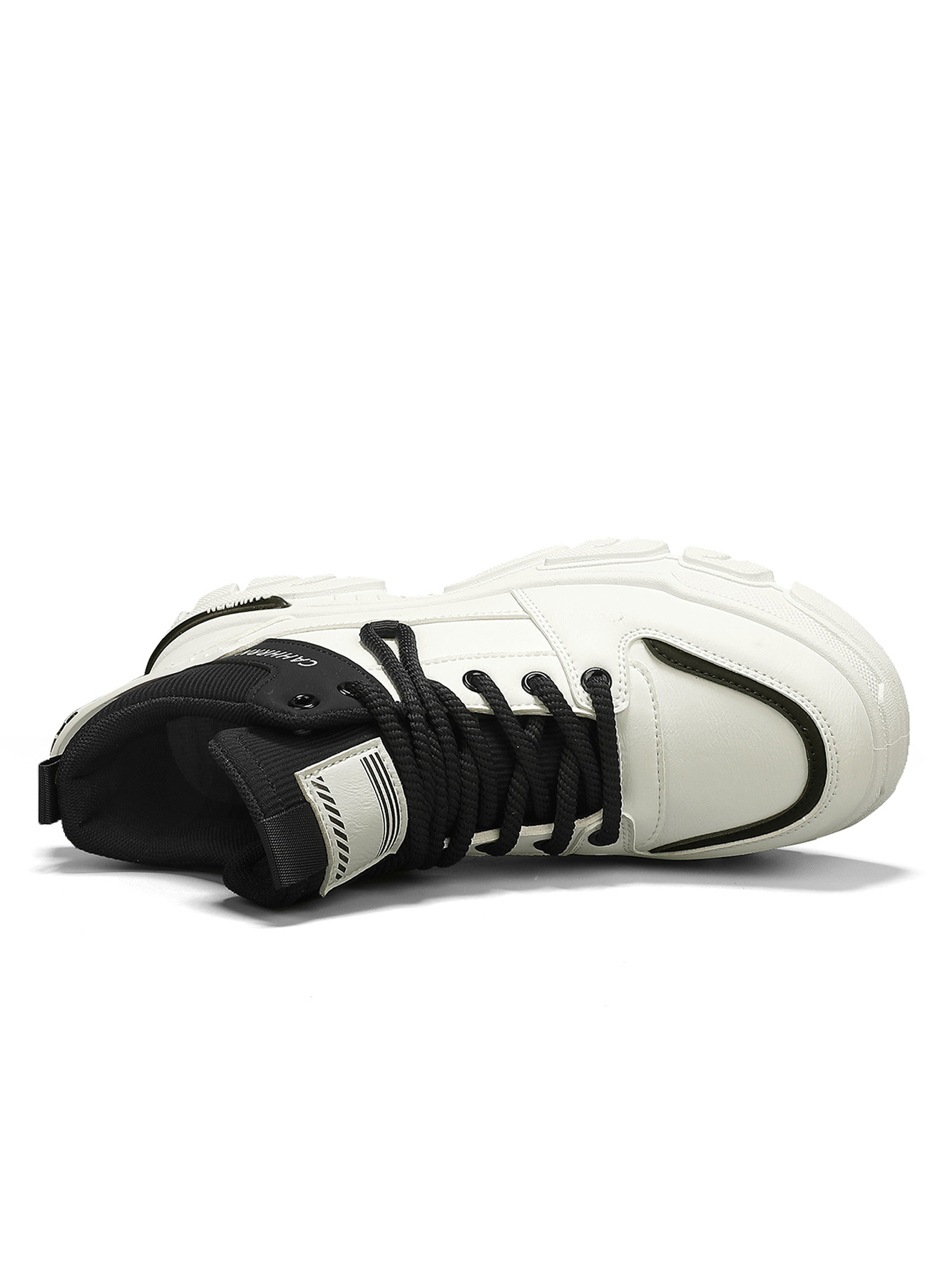 Off White Logo Lace Ups Sneakers