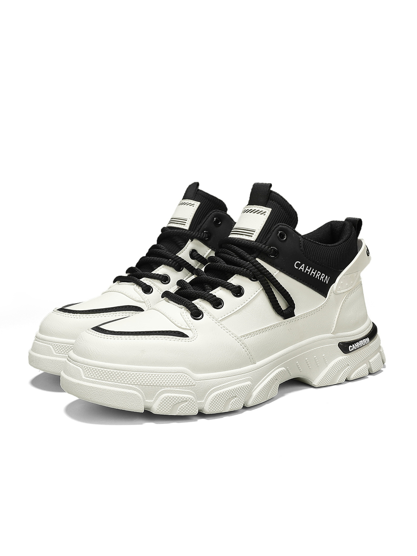 Off White Logo Lace Ups Sneakers