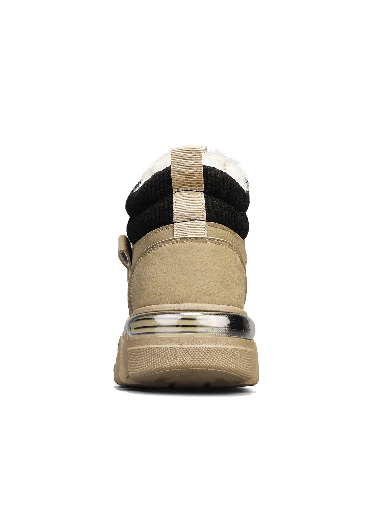 Beige Logo Lace Ups Ankle Boots