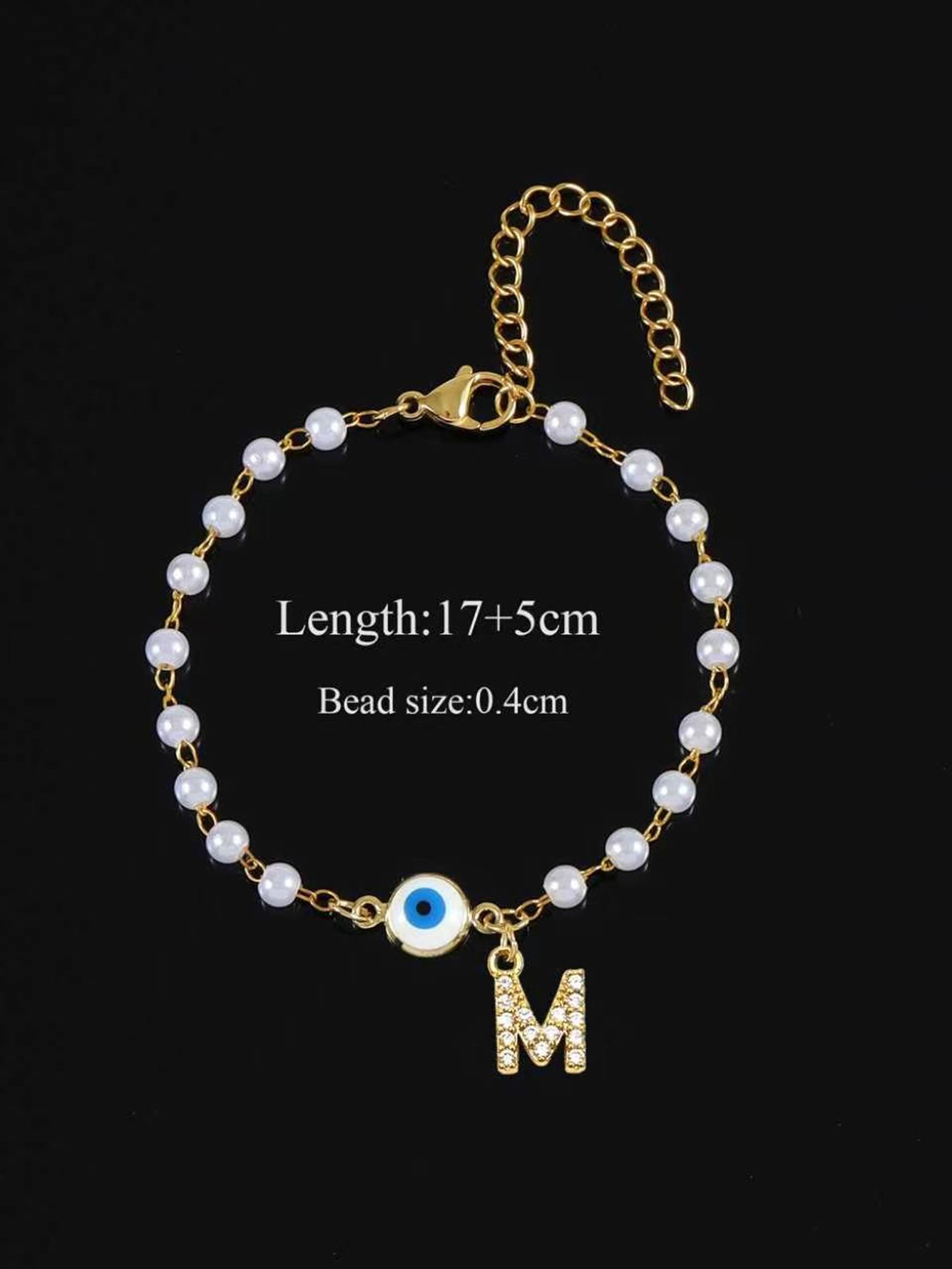 Gold Solid Link Bracelet