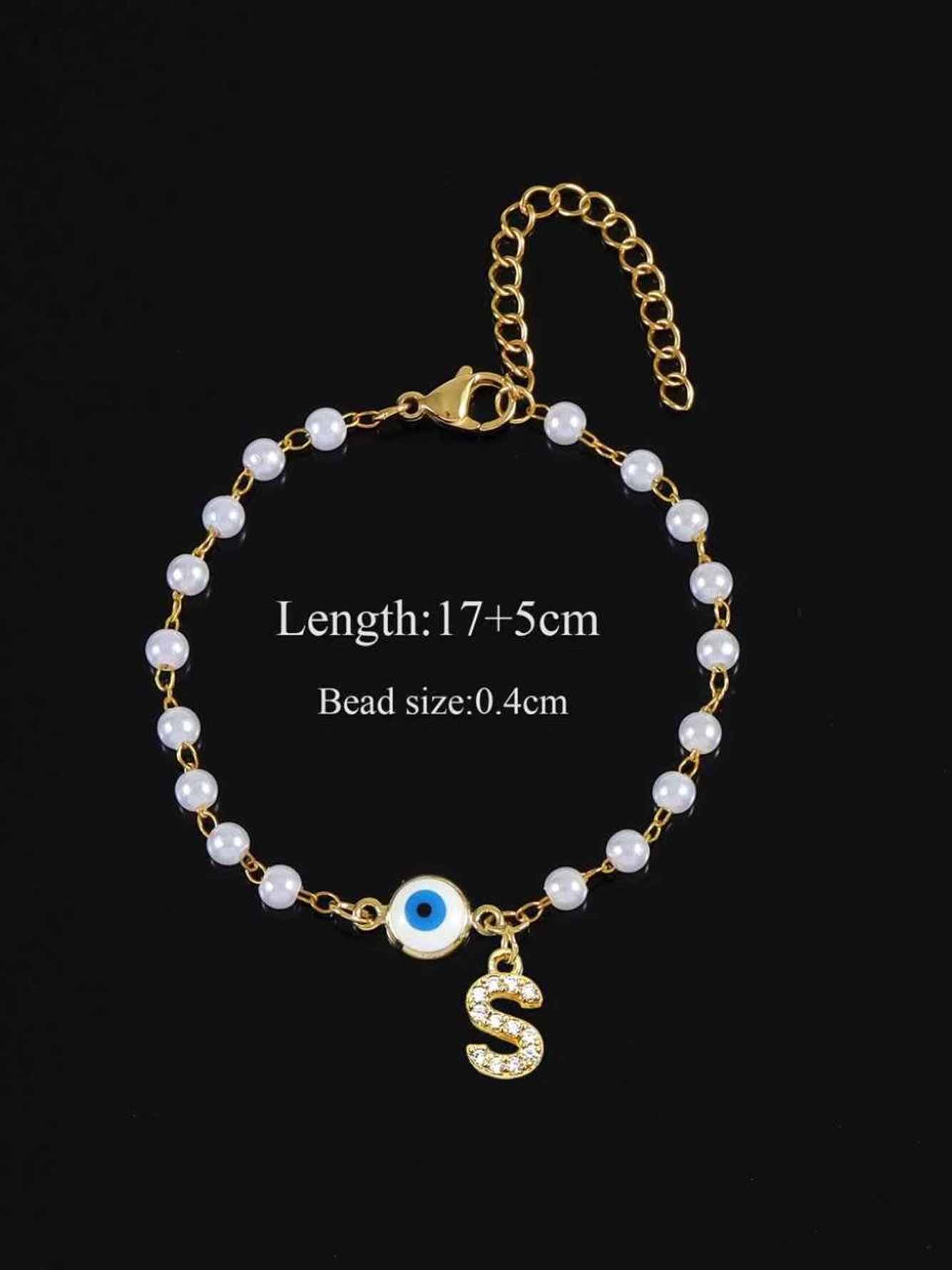 Gold Solid Link Bracelet