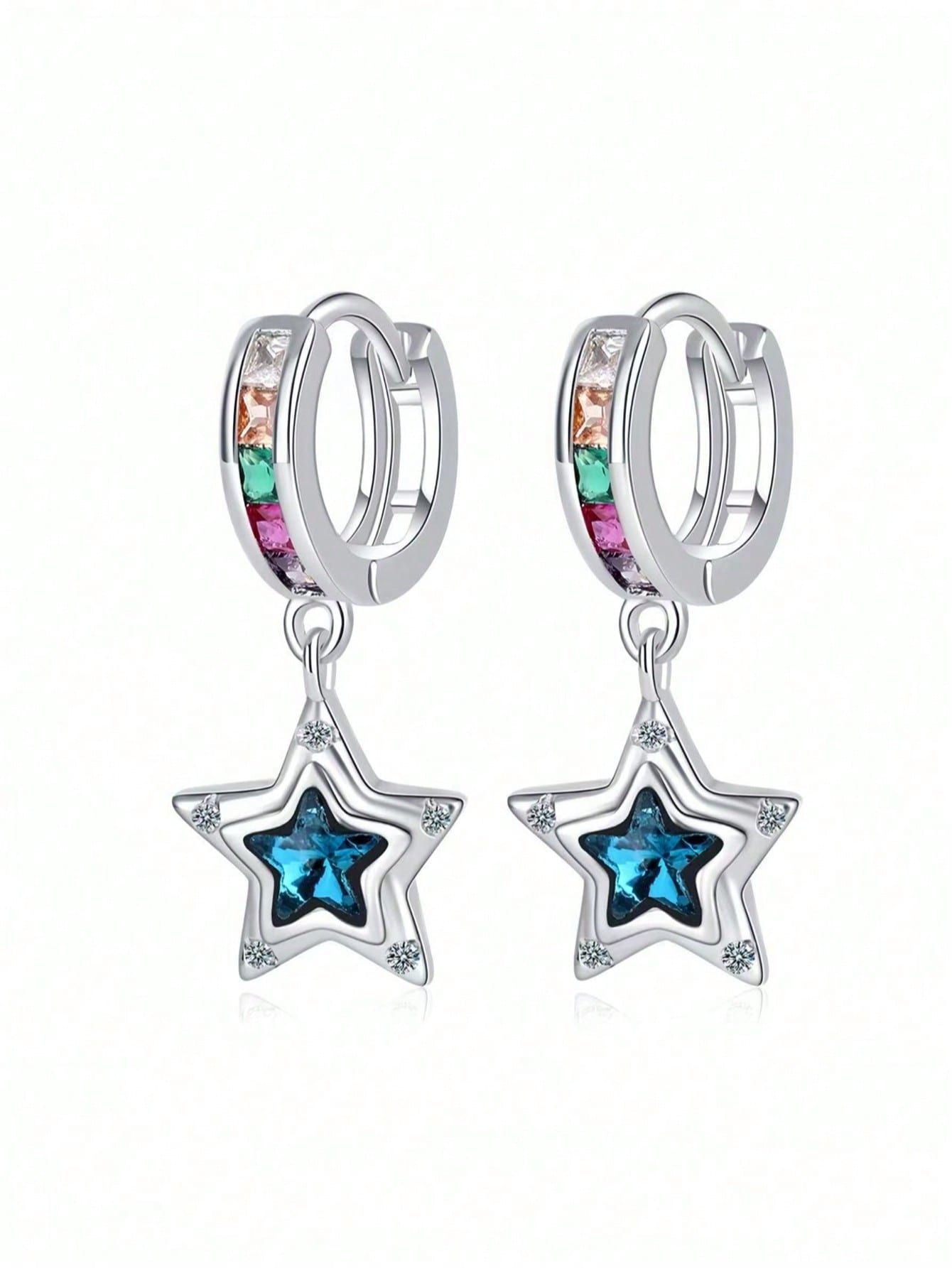 Silver Solid Danglers