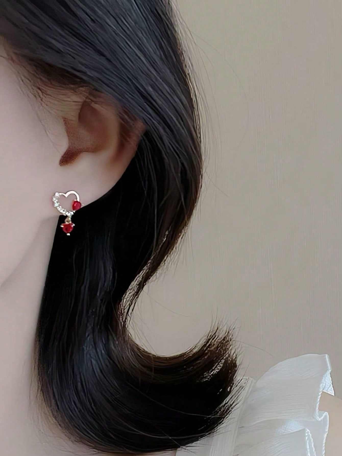 Gold Solid Stud Earrings