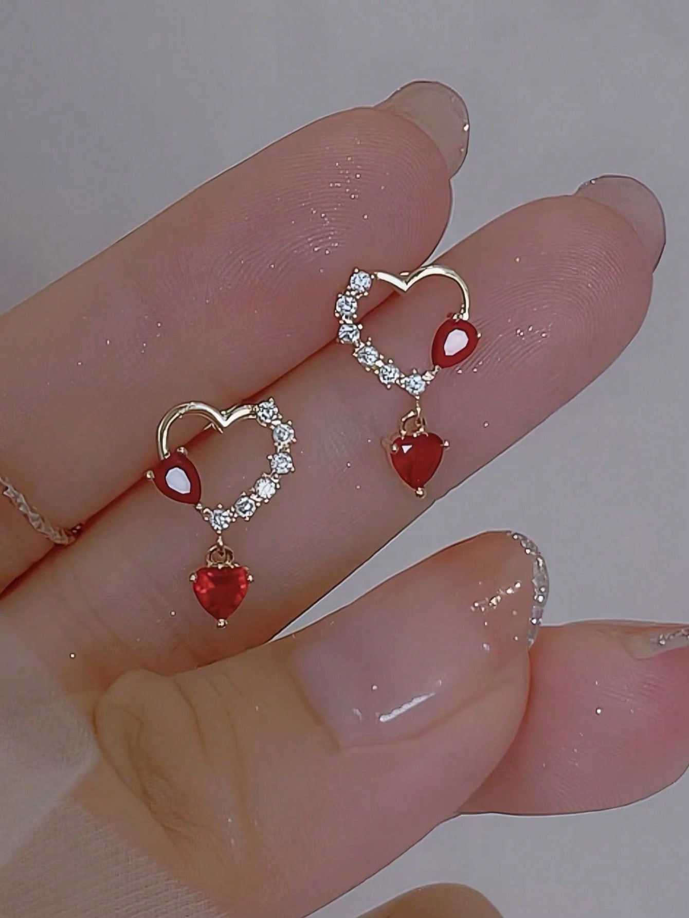 Gold Solid Stud Earrings