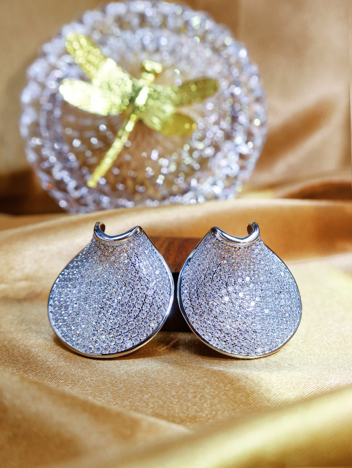 Silver Solid Stud Earrings
