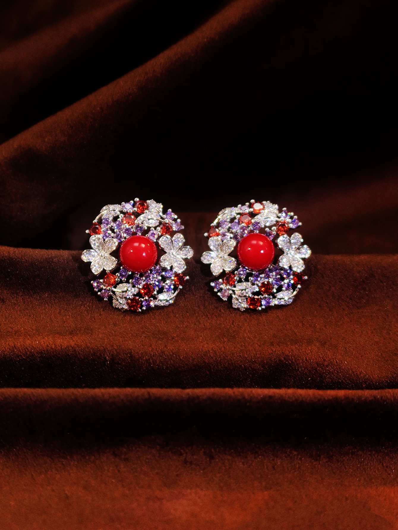 Silver Solid Stud Earrings