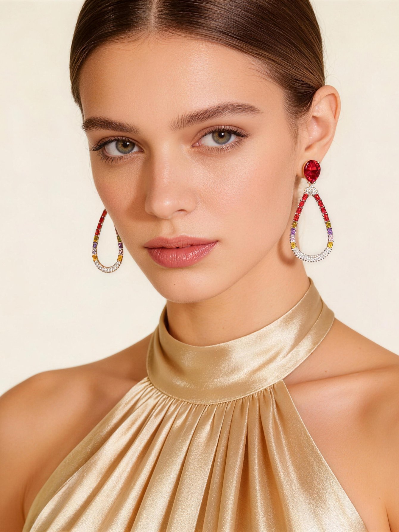 Multi Solid Stud Earrings