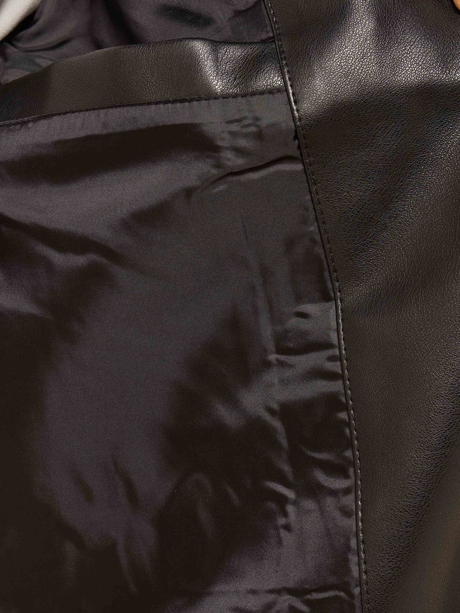 Pleather Biker Jacket