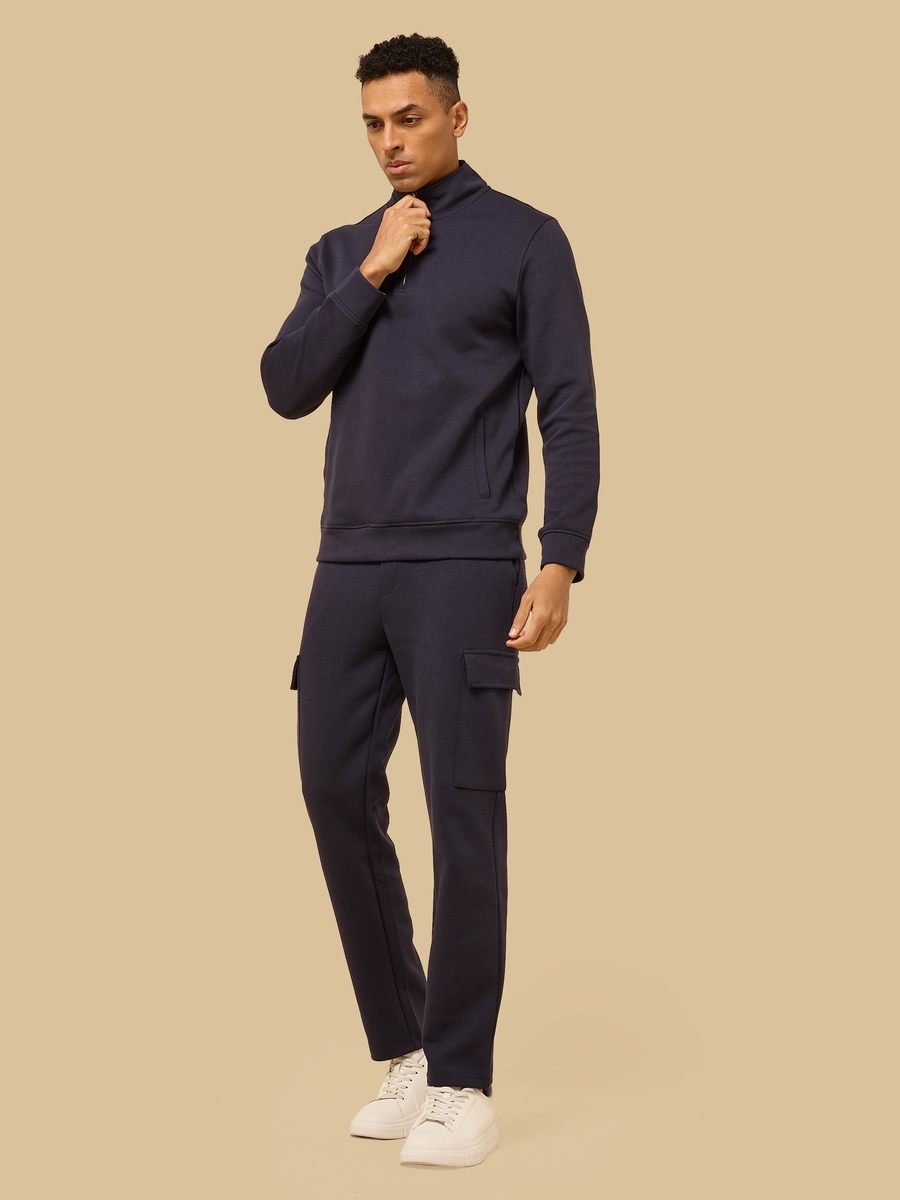 Relaxed Fit Interlock Open Hem Joggers