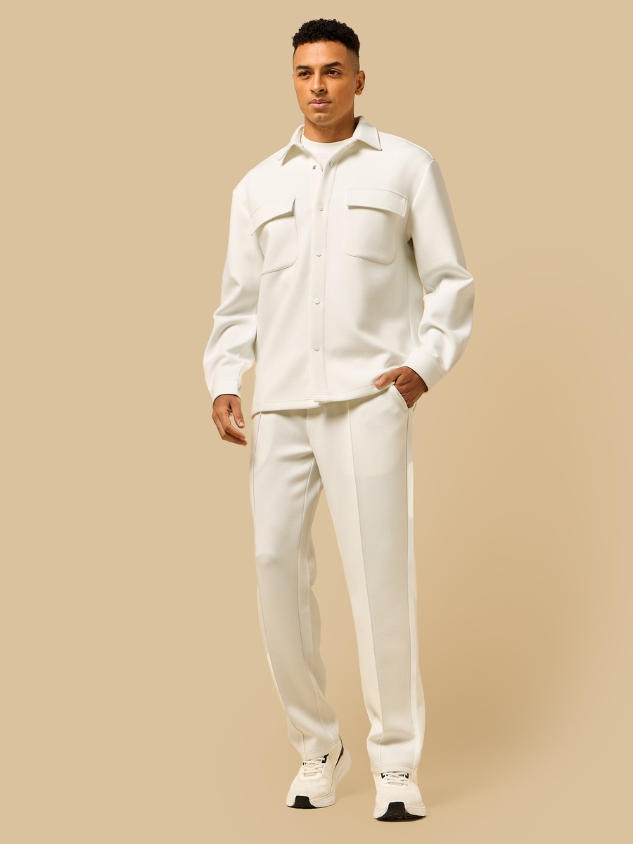 Pintuck Relaxed Fit Scuba Joggers