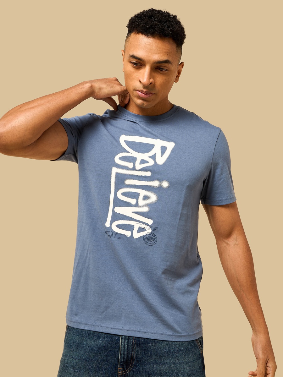 Slogan Print T-Shirt