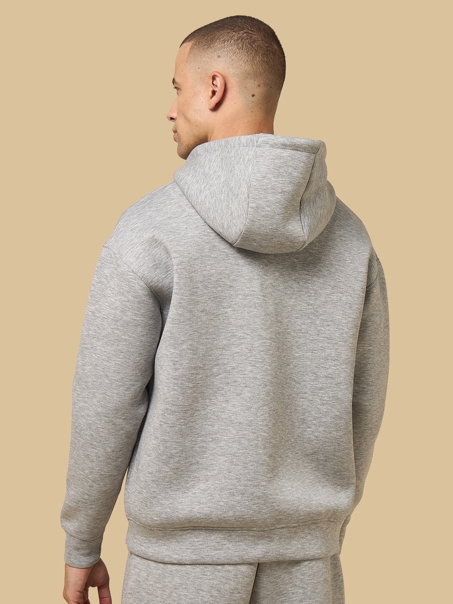 Scuba Oversized Zip Through Hoodie