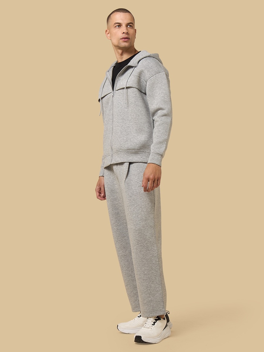 Scuba Oversized Zip Through Hoodie