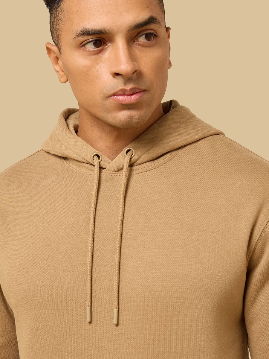 Relaxed Fit Hooded Sweatshirt with Kangaroo Pocket