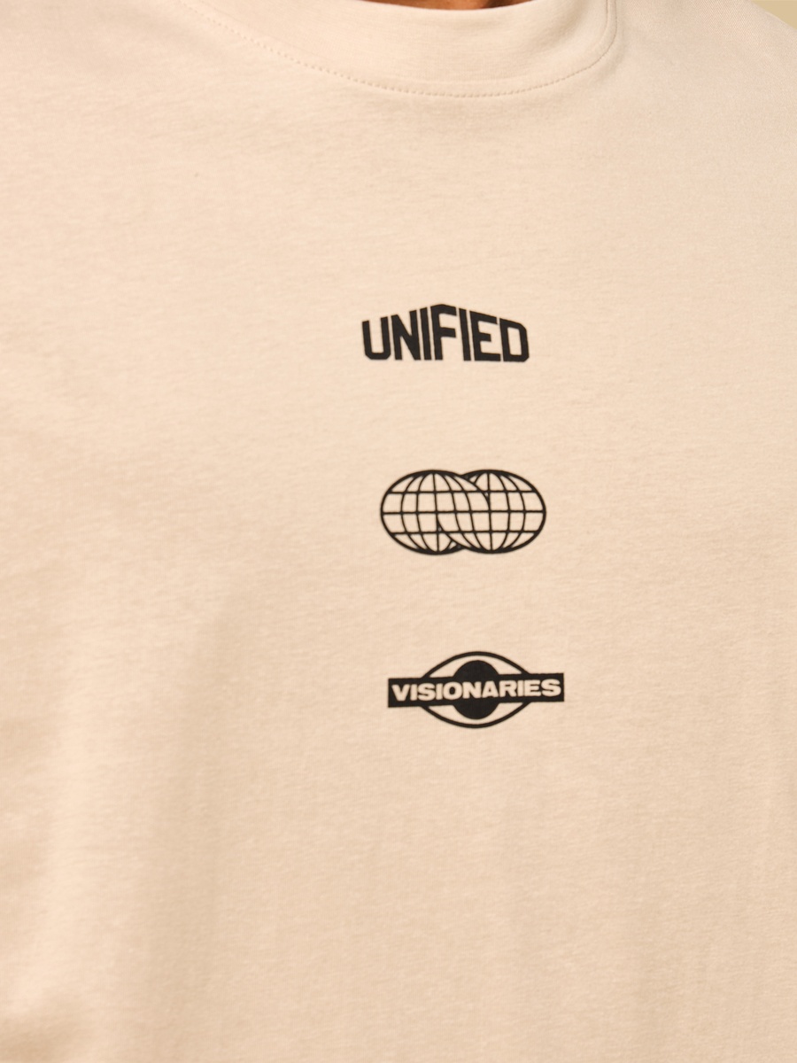 Slogan Print Relaxed Fit T-Shirt