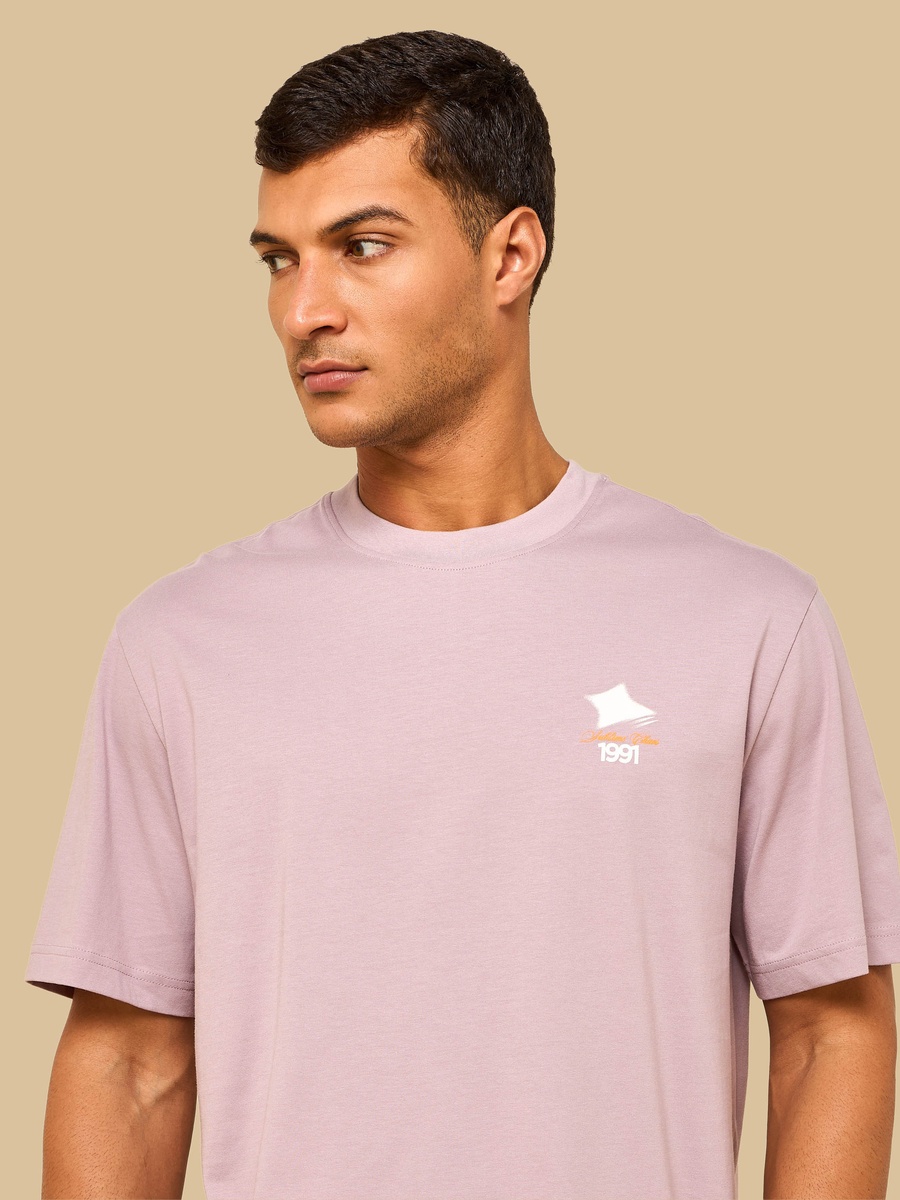 Text Print Relaxed Fit T-Shirt