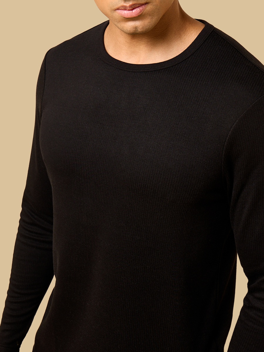 Ribbed Thermal T-Shirt