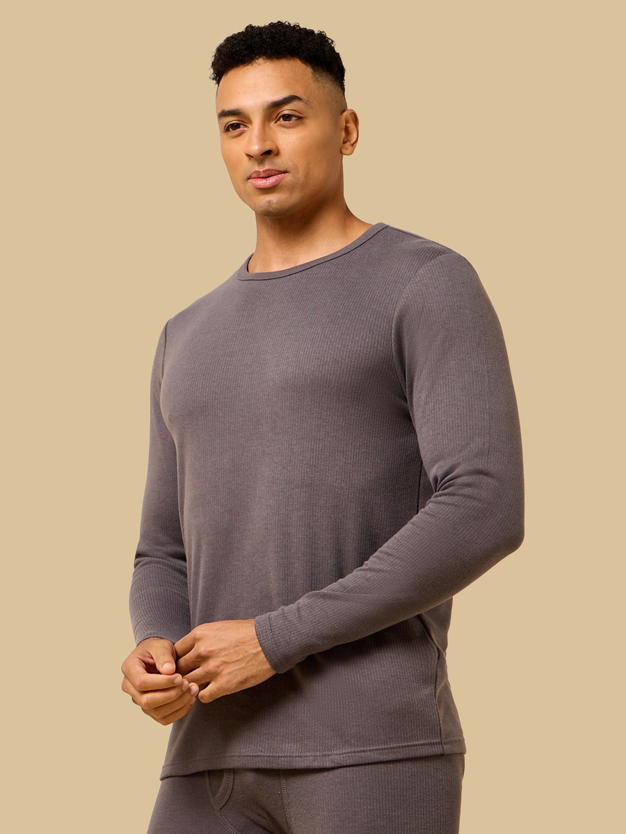 Ribbed Thermal T-Shirt