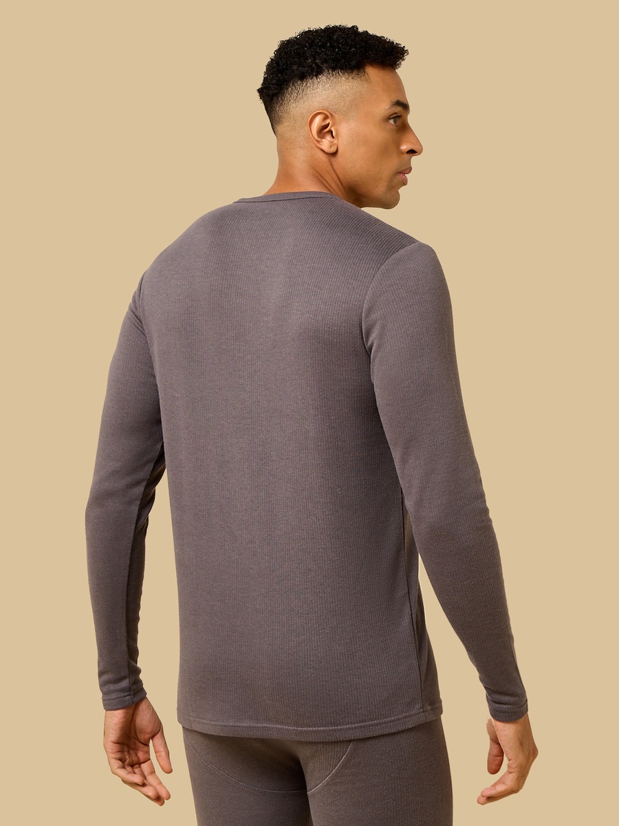 Ribbed Thermal T-Shirt