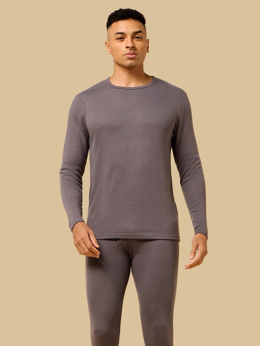 Ribbed Thermal T-Shirt