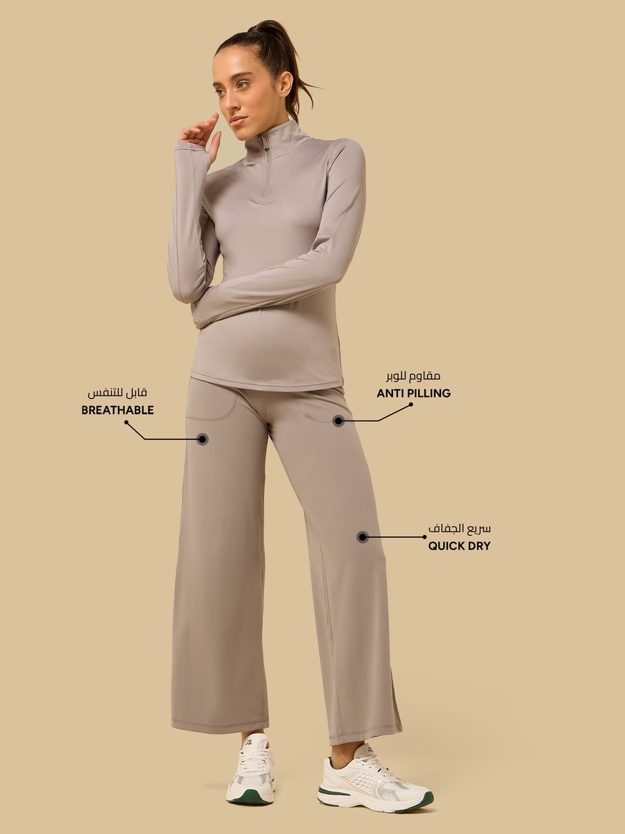 Wide Leg Pants with Pocket