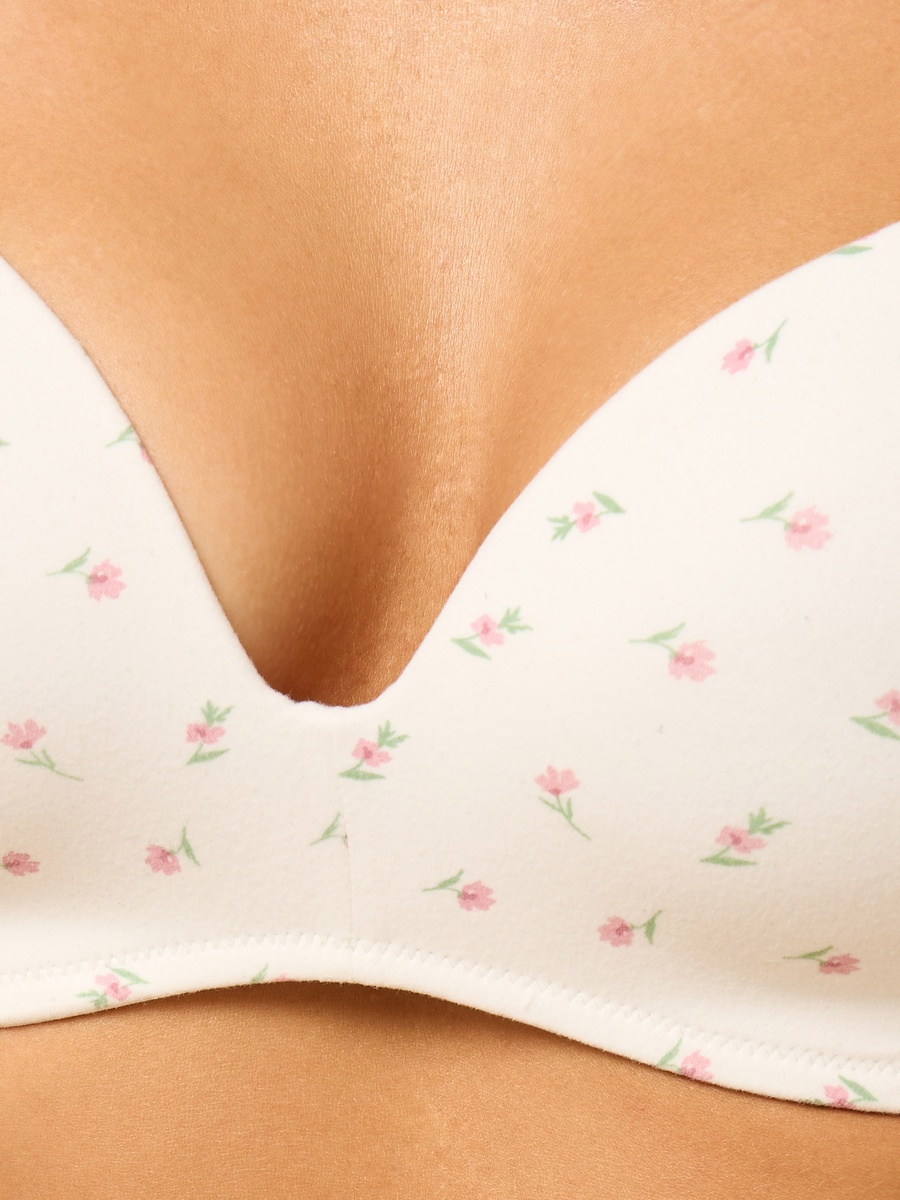 Floral Print Padded Maternity Bra