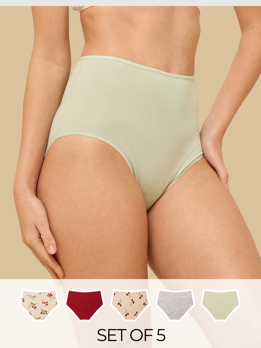 Pack of 5 - Assorted Full Briefs