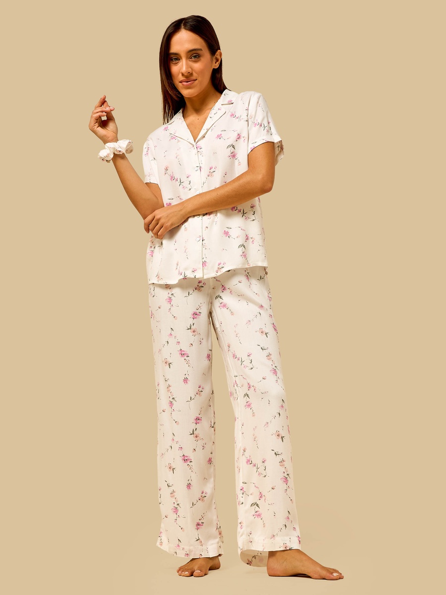 Floral Print Pyjama Set