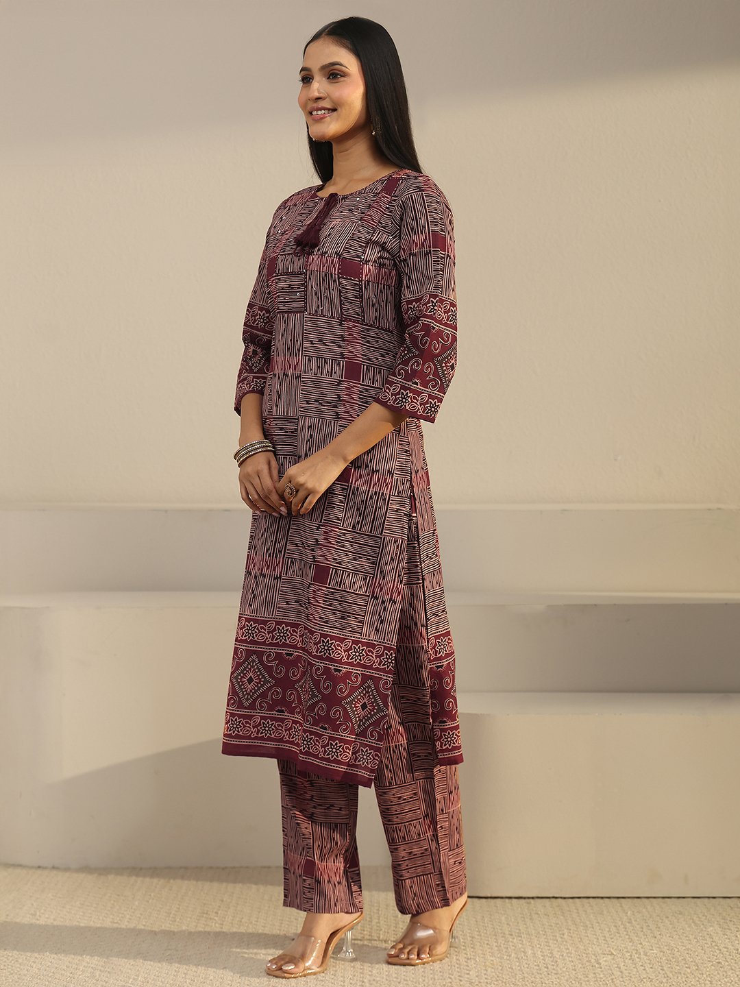 Printed Kurta Set with Dupatta