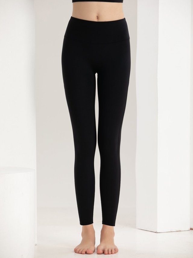 Black High-Waist Activewear Leggings