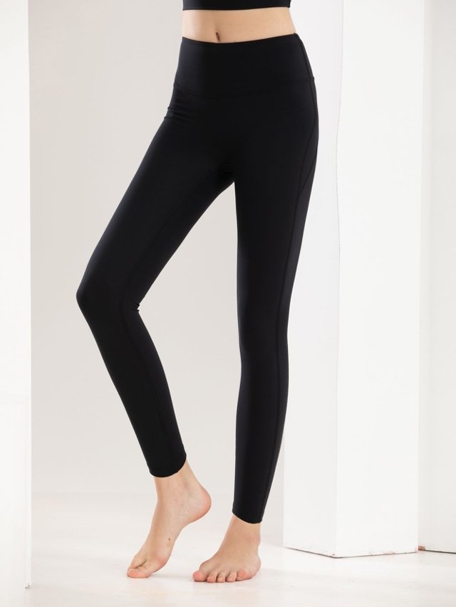 Black High-Waist Activewear Leggings