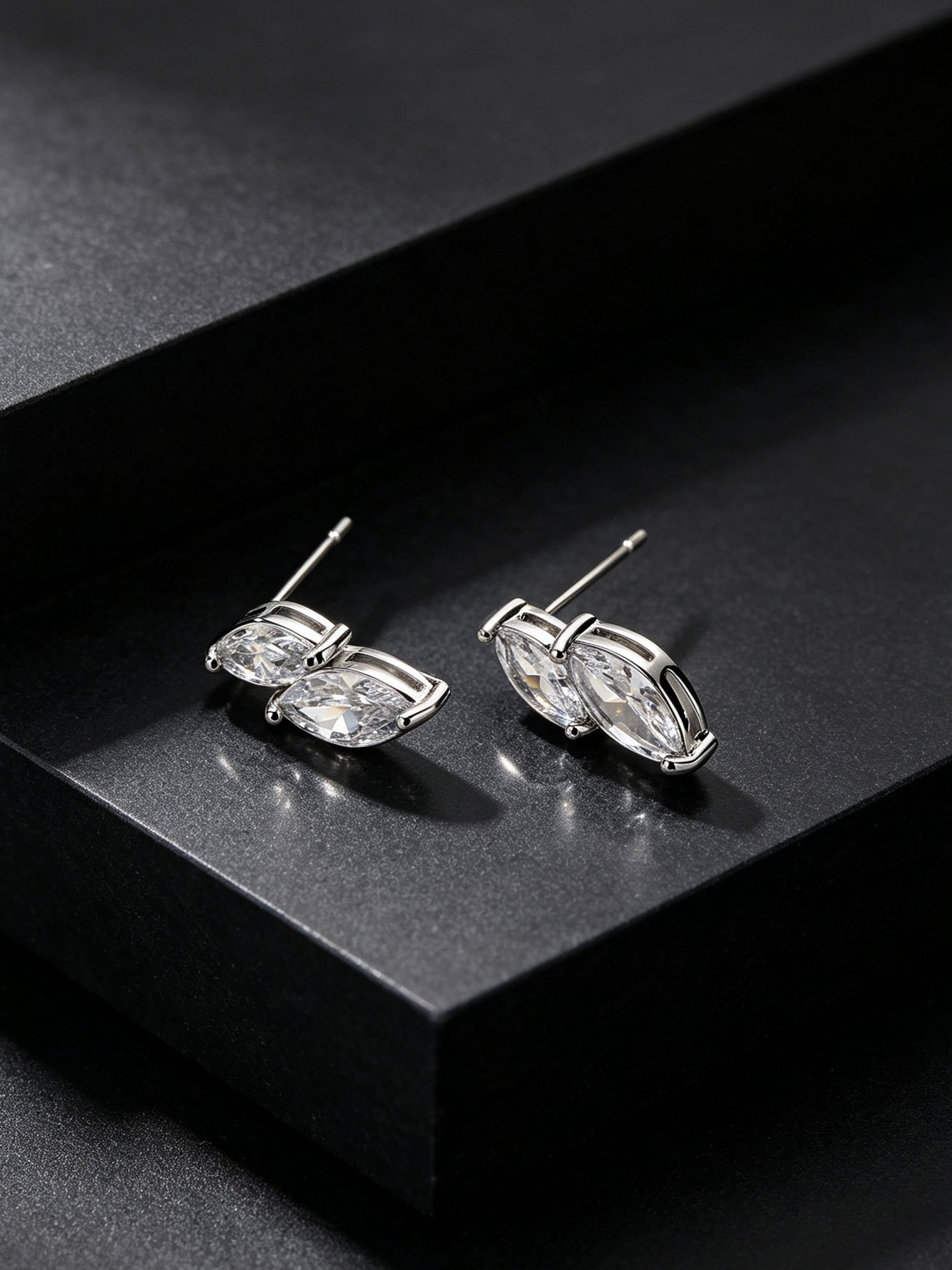 Silver Solid Stud Earrings