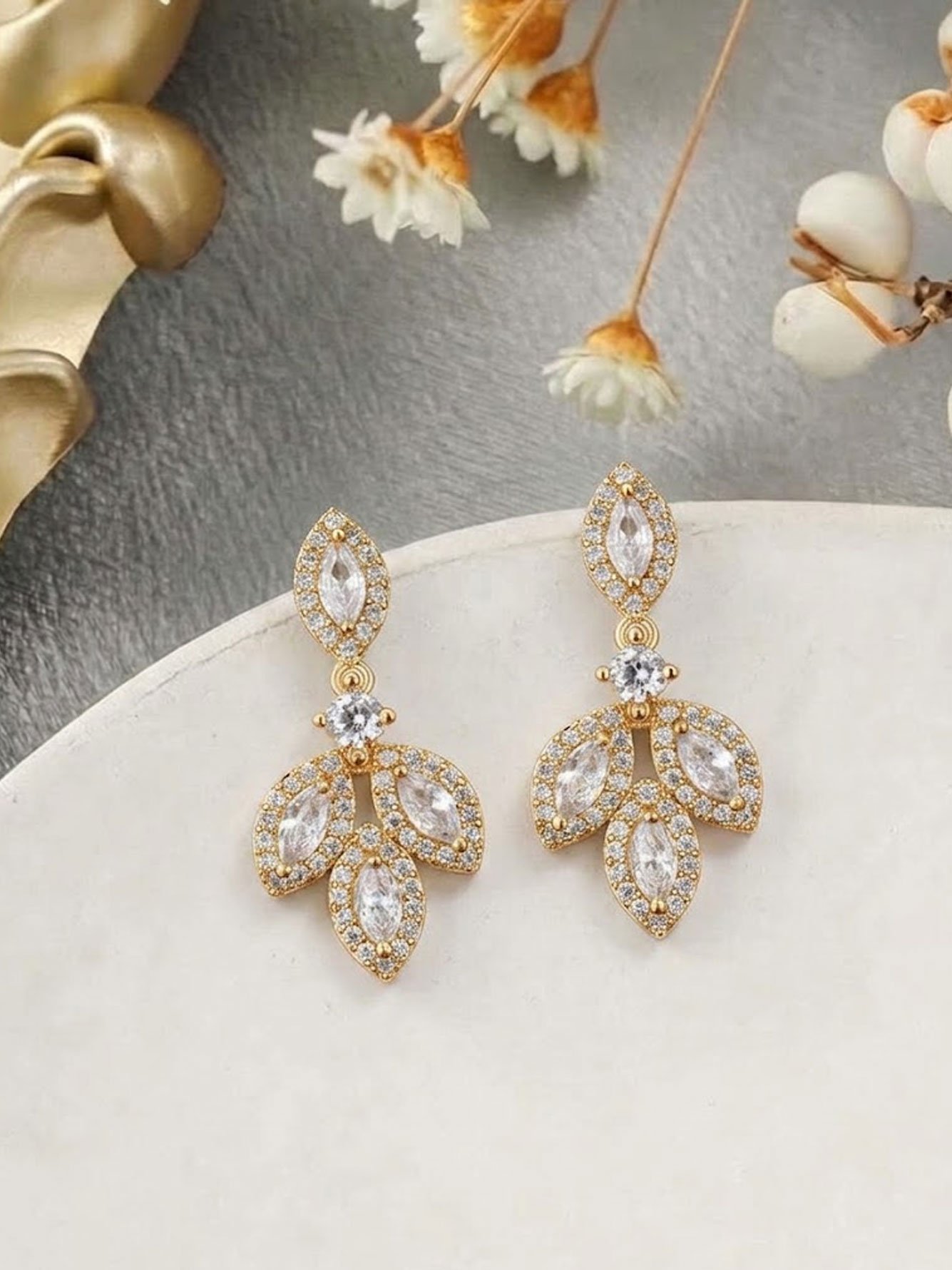 Gold Solid Danglers