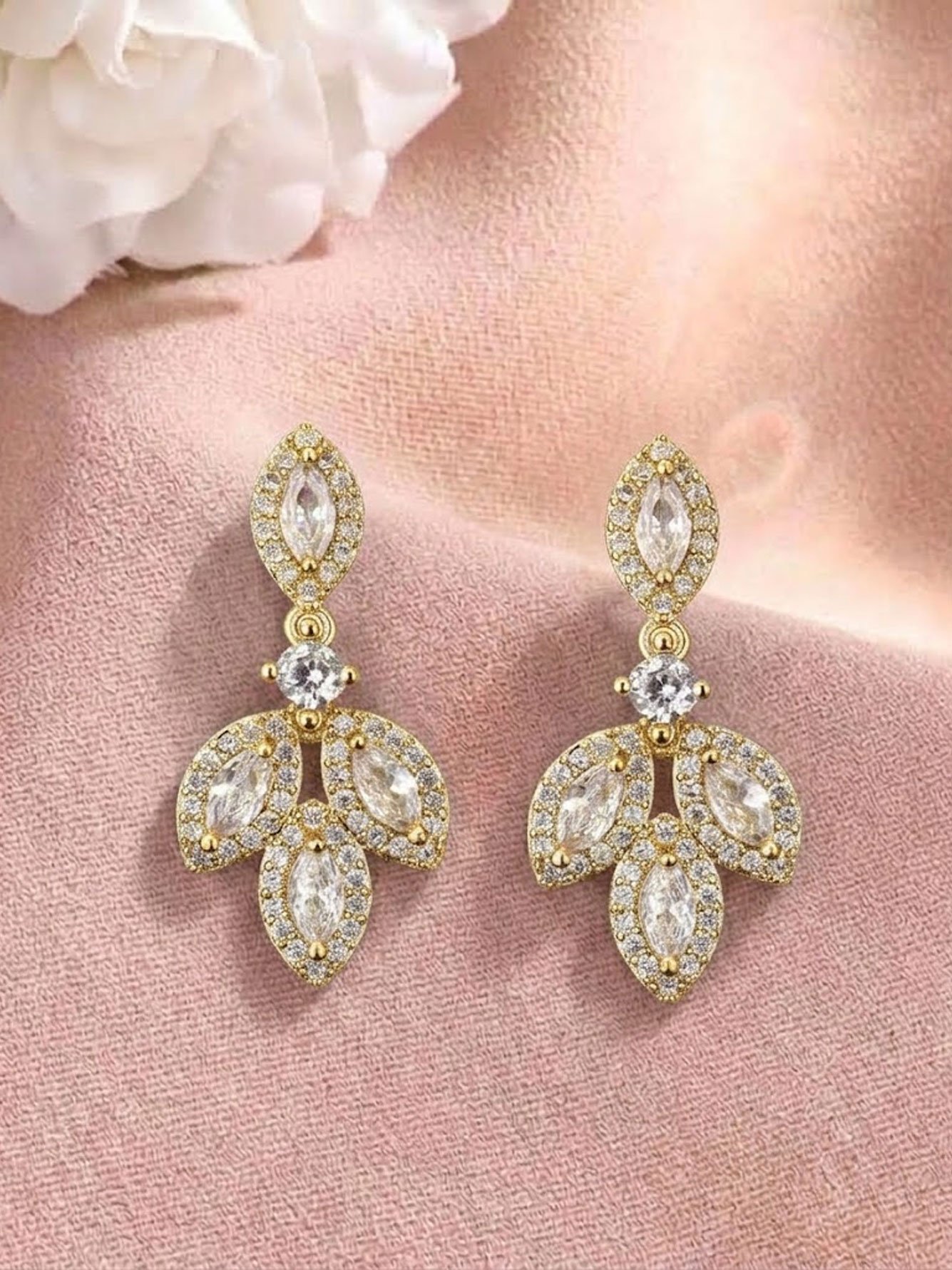 Gold Solid Danglers