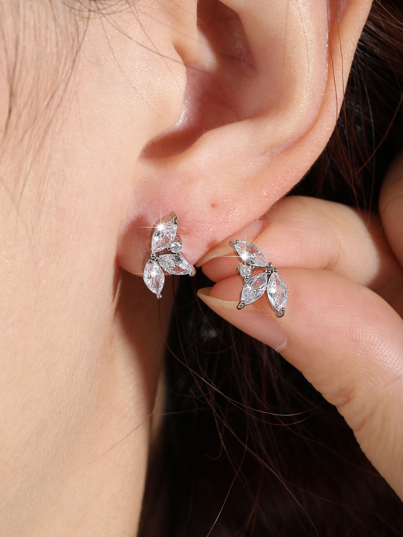 Silver Solid Stud Earrings