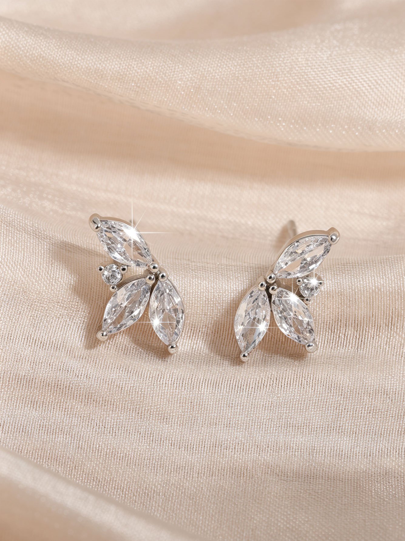 Silver Solid Stud Earrings