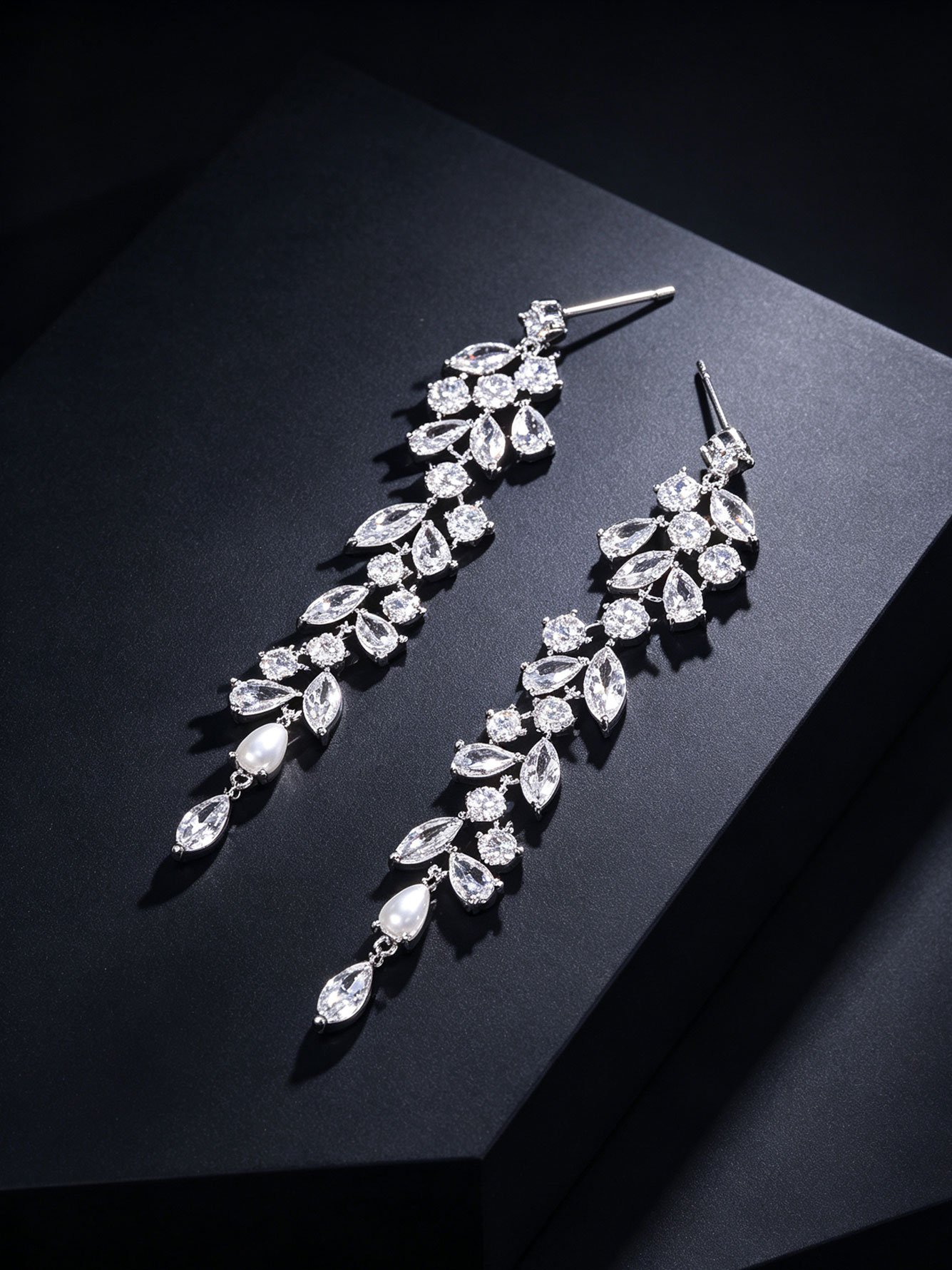 Silver Solid Danglers