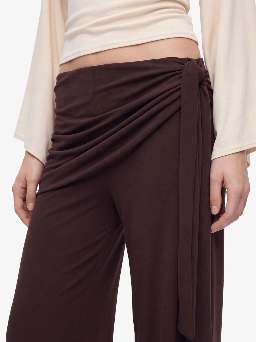 Womens Brown Jogger Trousers