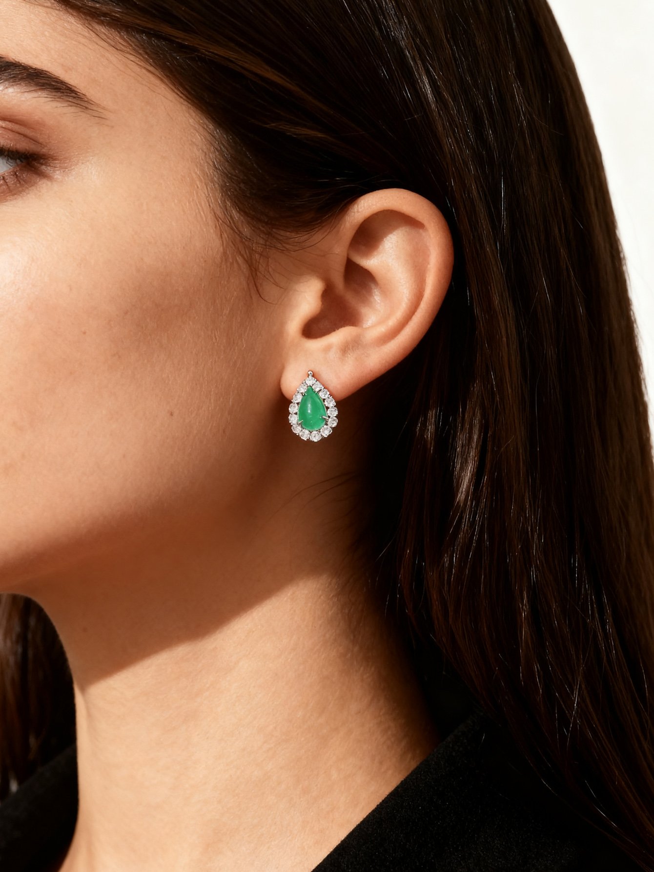 Silver Solid Stud Earrings