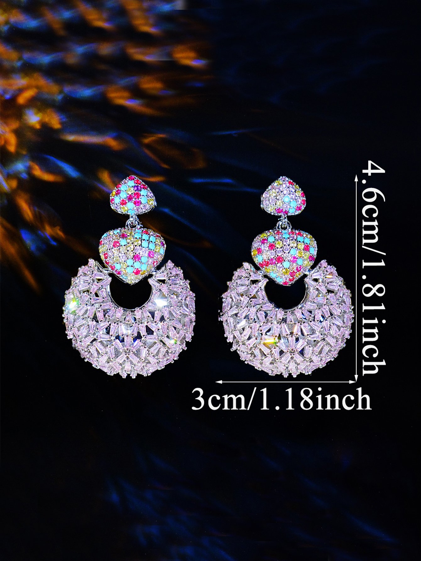 Multi Solid Stud Earrings