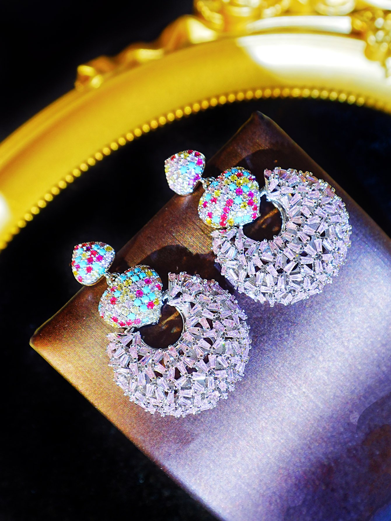 Multi Solid Stud Earrings