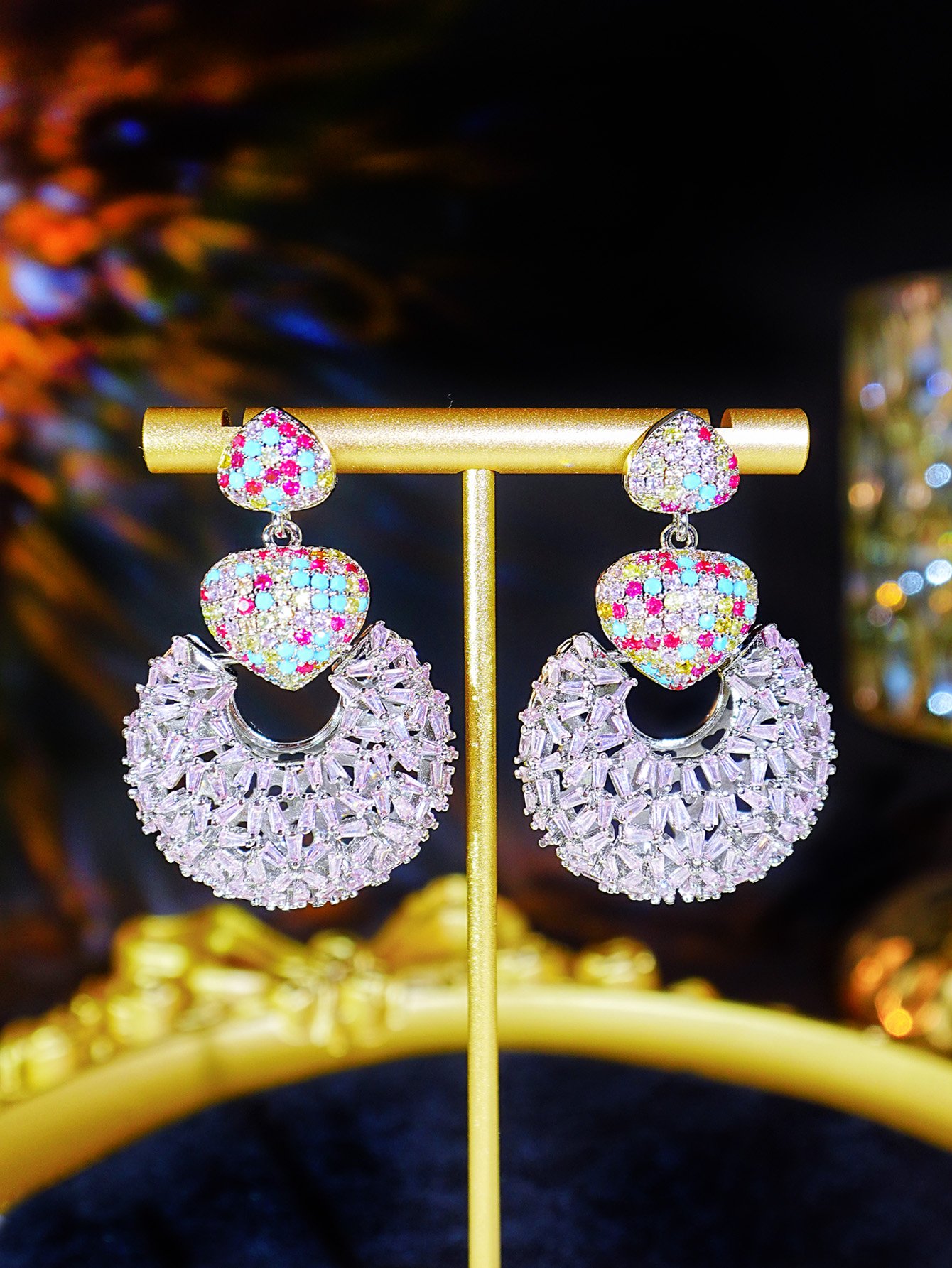 Multi Solid Stud Earrings