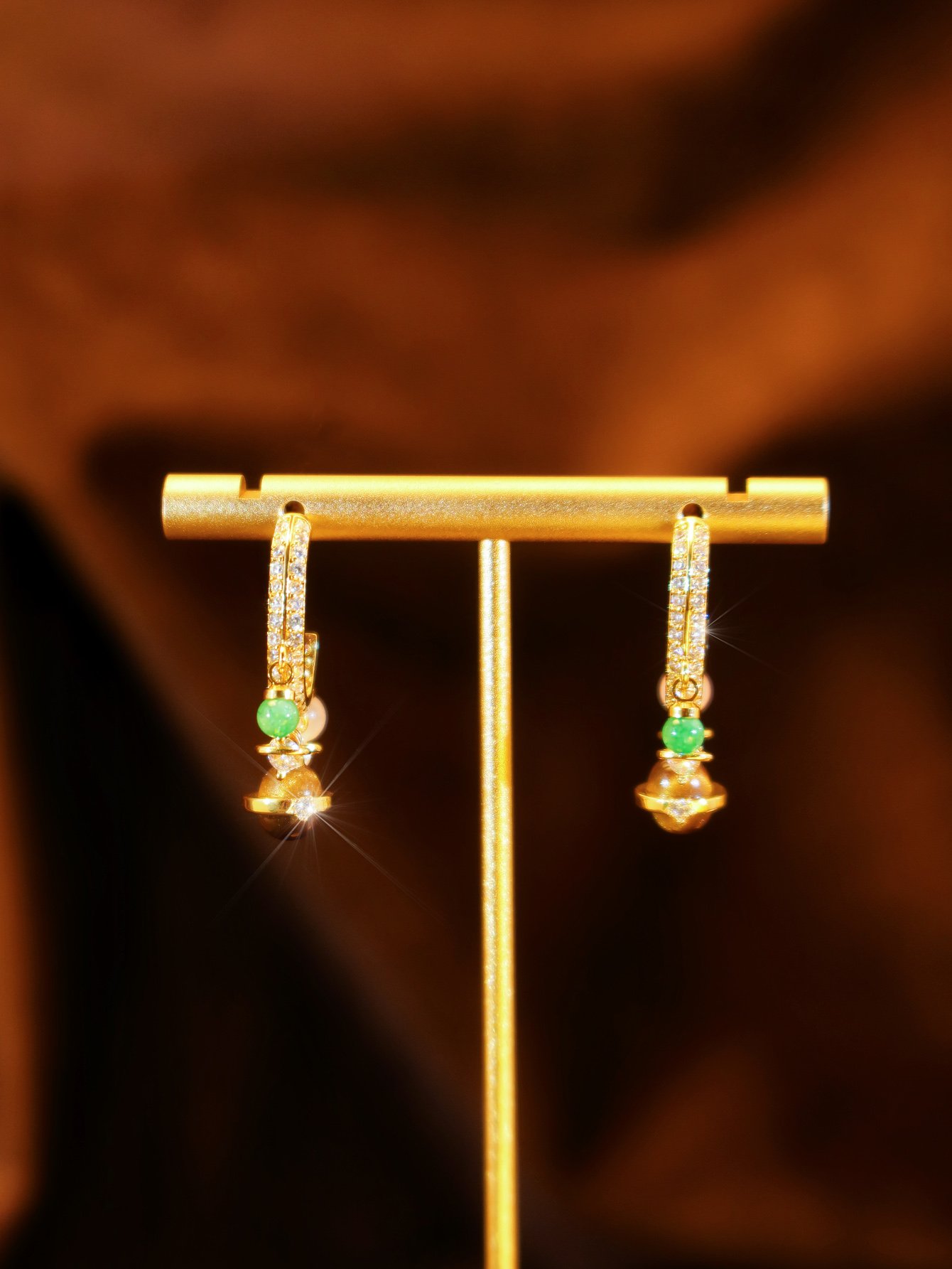 Multi Texture Danglers