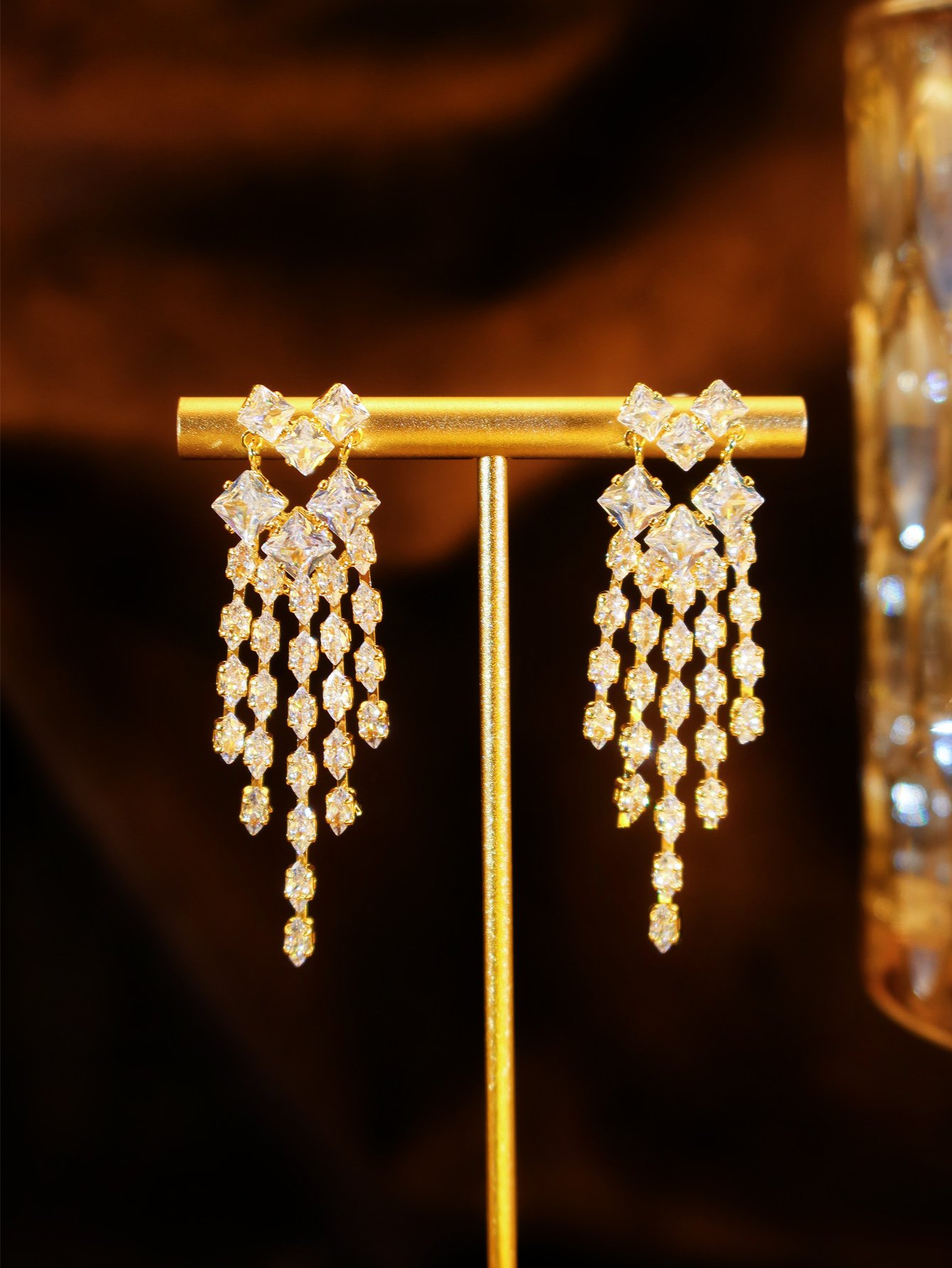 Gold Solid Danglers