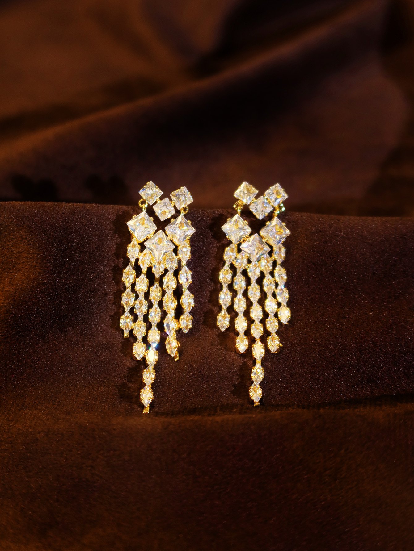 Gold Solid Danglers