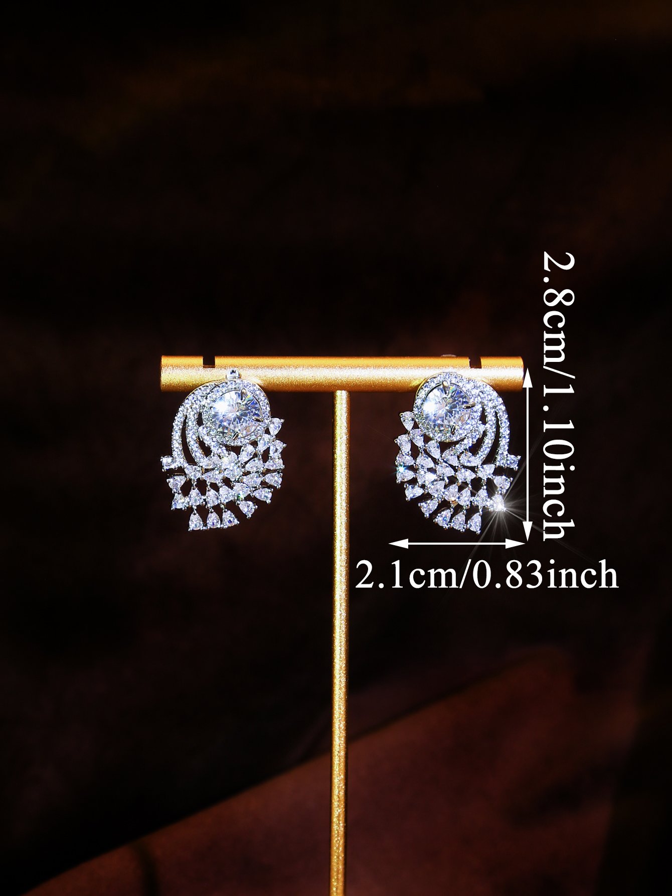 Silver Solid Danglers