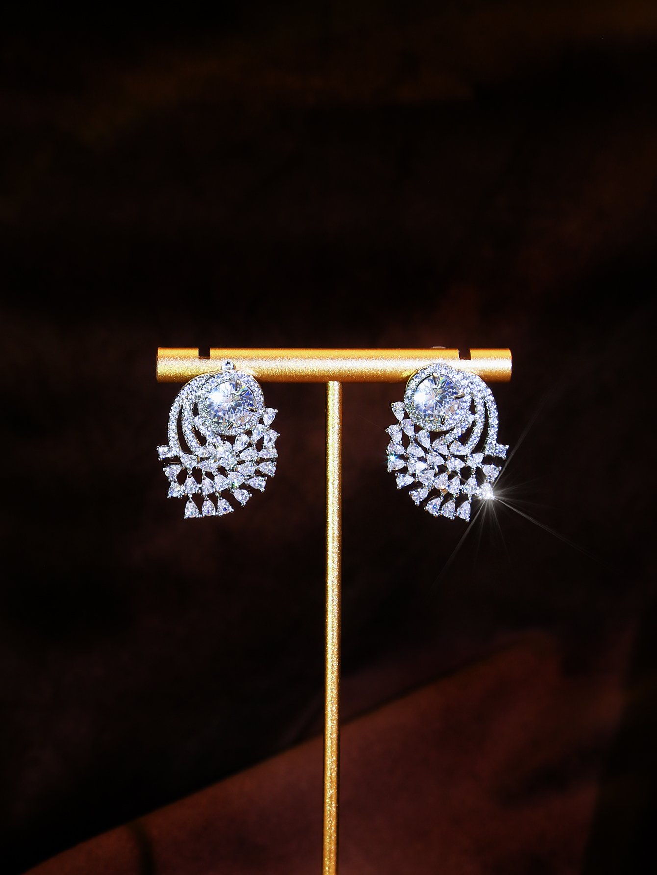 Silver Solid Danglers