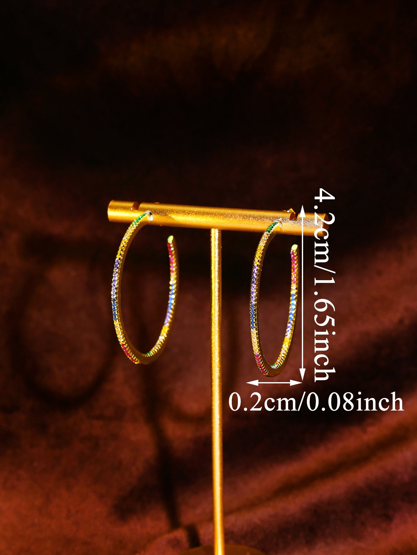 Multi Solid Hoop Earrings